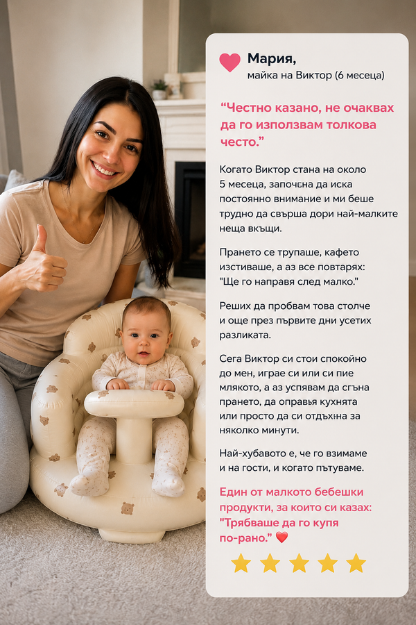 Истински момент от клиент на yourbaby.store